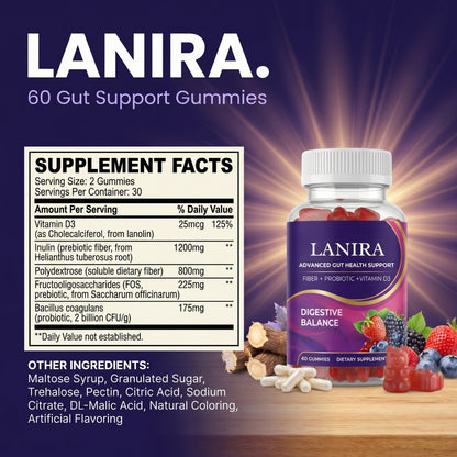 Advanced Gut Health Support Gummies By Lanira™