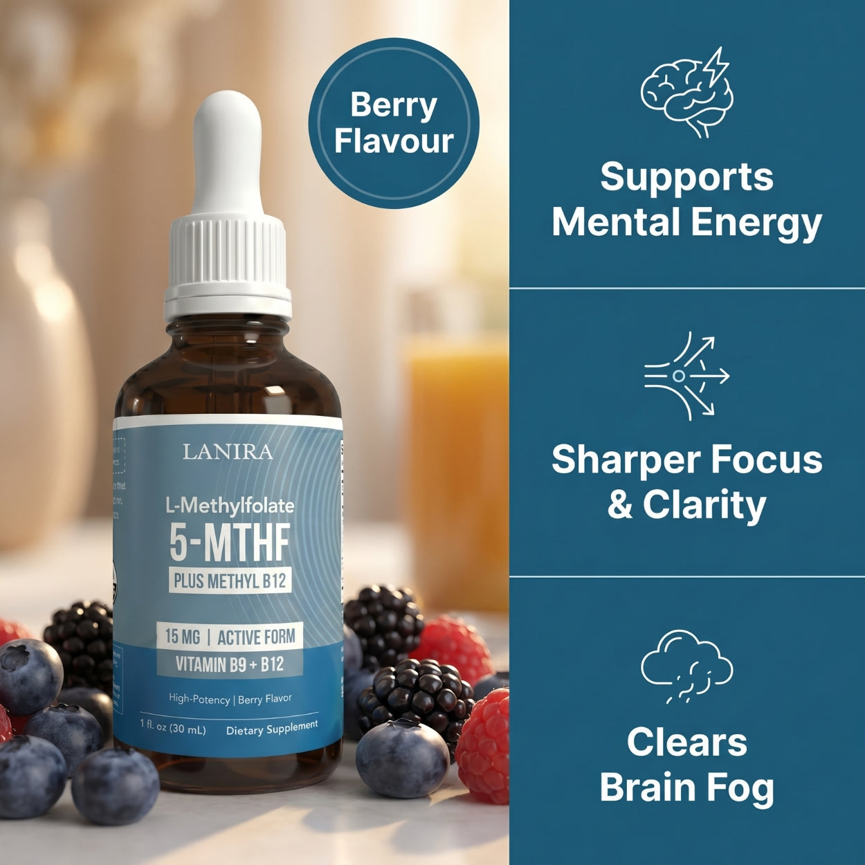 Lanira L-Methylfolate Plus Methyl-B12