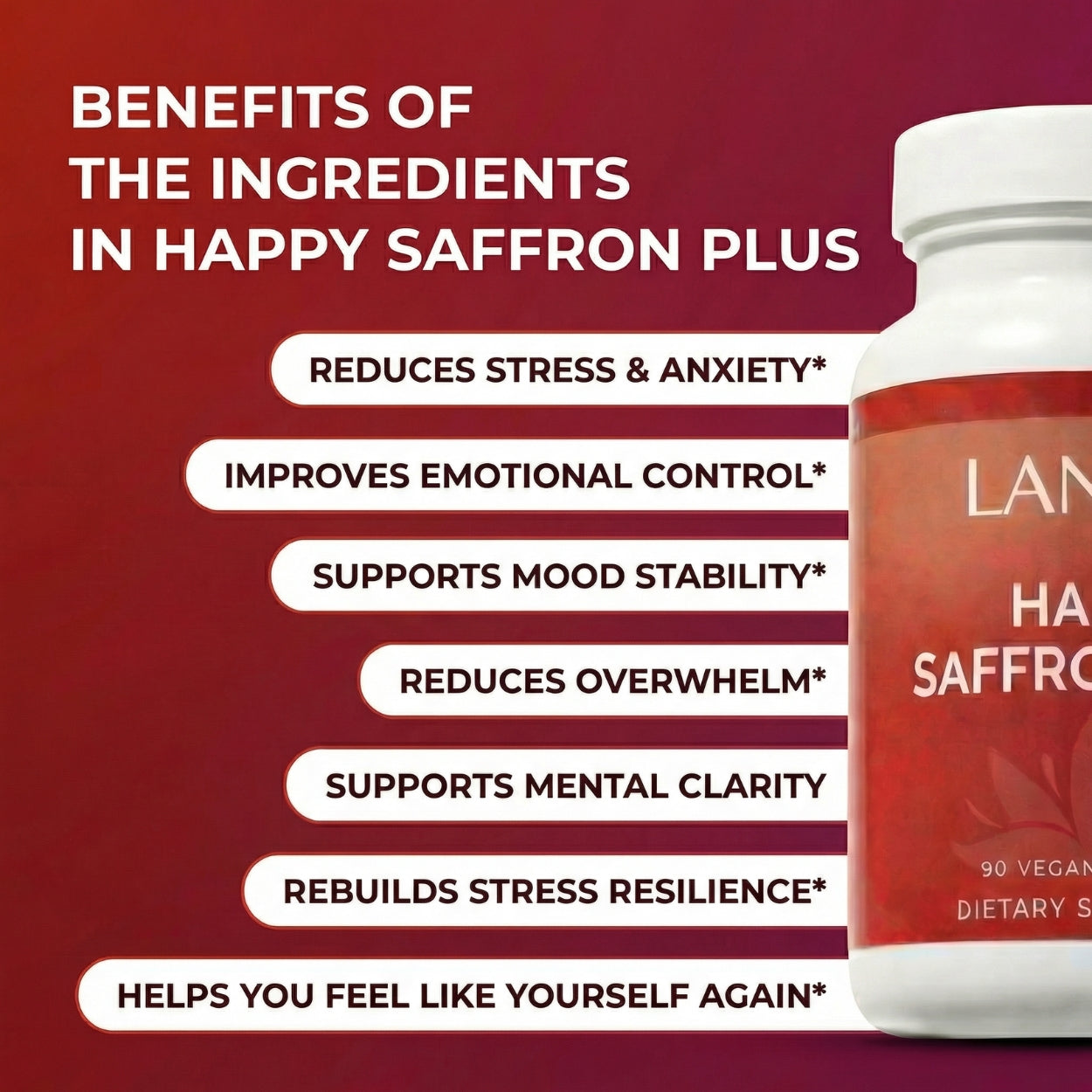 Lanira™ ⎻ Clinical Grade Saffron Plus For Calm Restoration