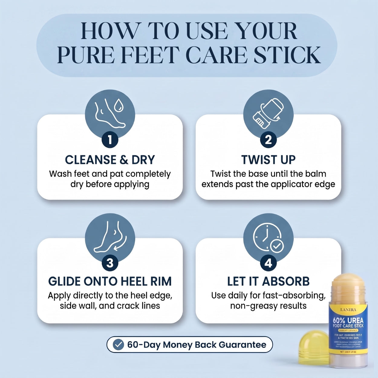 Lanira Pure Feet Care Stick